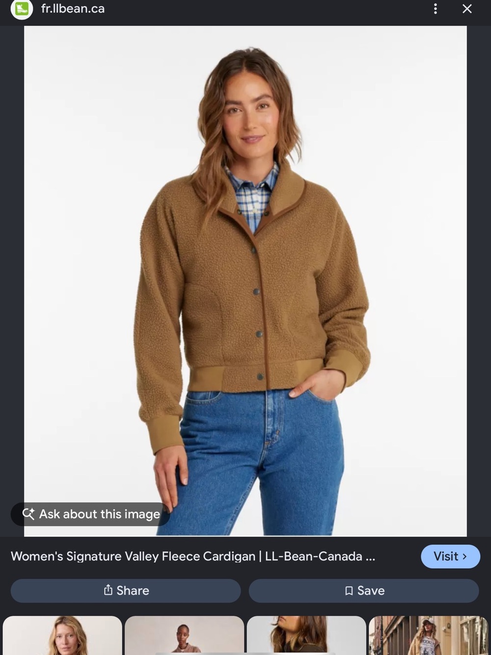 Ll bean signature valley cardigan